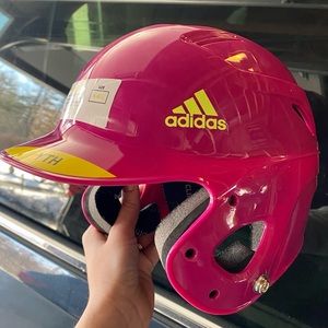 Adidas pink tee ball helmet